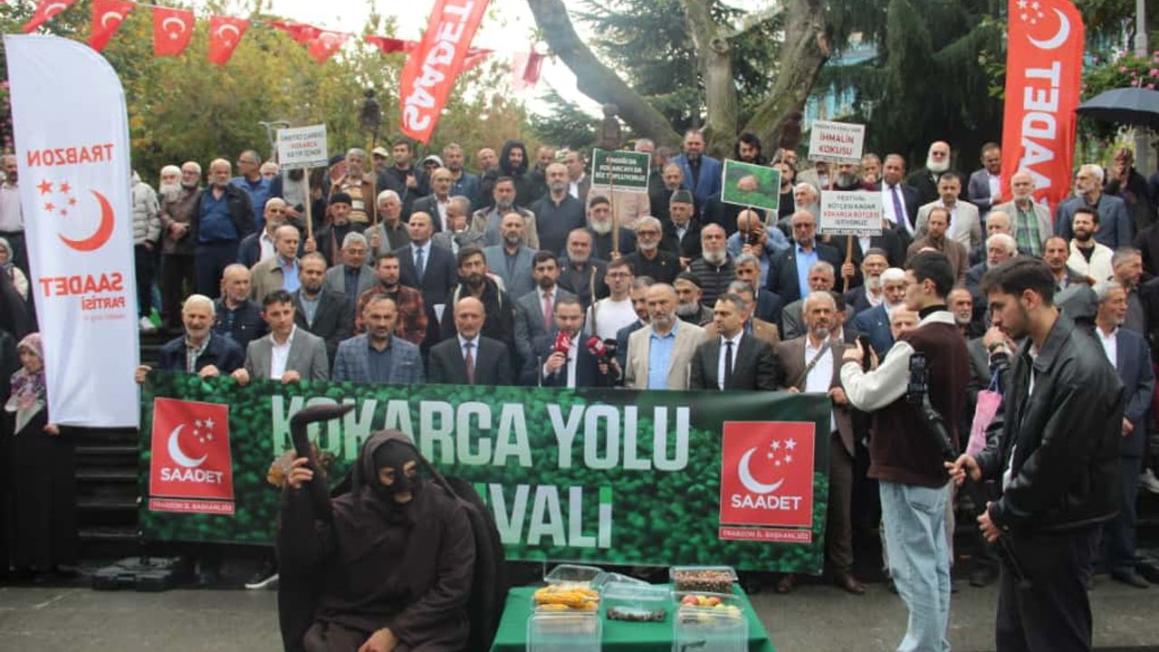 Kokarca Tehdidine Trabzon’dan Renkli Festival Uyarısı! Saadet Meydanda