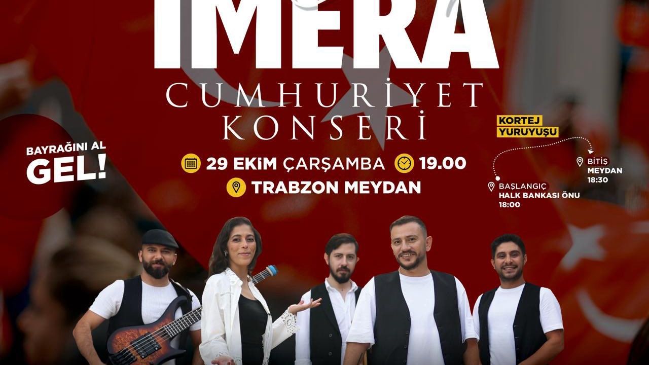 Trabzon’da 29 Ekim Kutlamaları: İmera Konseri!