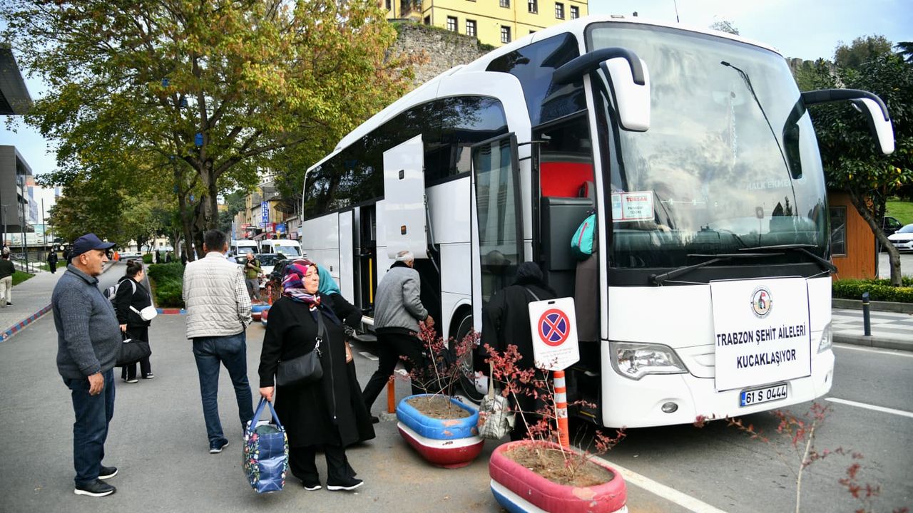 Ortahisar Belediyesi’nden Trabzon'da Şehit Ailelerine Ulaşım Desteği