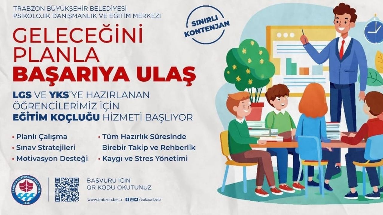 Trabzon’da Öğrencilere Moral Desteği Büyükşehir'den Geldi