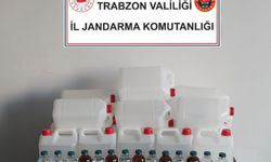 Trabzon'da Jandarma Denetiminde Kaçak Alkol Operasyonu