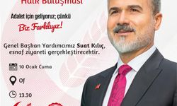 Suat Kılıç, 10 Ocak’ta Of’ta Esnaf Ziyareti Gerçekleştirecek