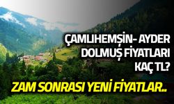 Çamlıhemşin-Ayder Dolmuş Ücretleri Kaç TL? Zam Sonrası Fiyatlar