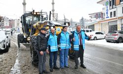Ortahisar Belediyesi Karla Mücadelede El Ele Çalışıyor