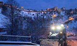 Rize Belediyesi’nden 7/24 Karla Mücadele Çalışmaları