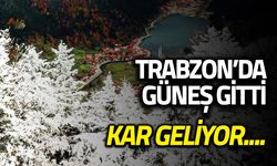 Trabzon'da Güneş Gitti Kar Geliyor