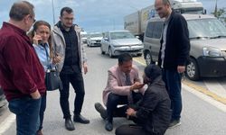 Kazazedeye İlk Yardımı Doktor Başkan Hisoğlu Yaptı