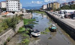 Haber Trabzon Görüntülemişti! Ağasar Deresi Temizleniyor...