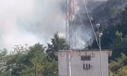 Trabzon'da Ağaçlık Alanda Korkutan Yangın! Bölgede Siteler Var