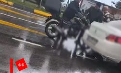 Trabzon Diş Hastanesi Önünde Motosiklet Kazası