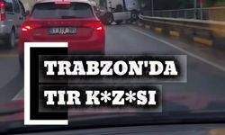 Trabzon’da Yürekleri Ağza Getiren TIR Kazası!