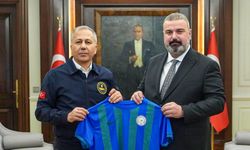 Siyah-Yeşil Renkler Ankara’da! Çaykur Rizespor’dan Bakan Yerlikaya’ya Sürpriz