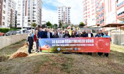 24 Kasım’da Şehit Öğretmenlerin Anısı Fidanlarla Yaşatıldı