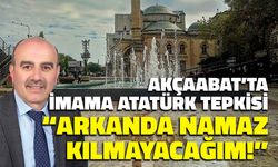Akçaabat'ta İmama Atatürk Tepkisi! "Arkanda Namaz Kılmayacağım"