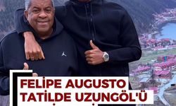 Trabzonspor’un yıldızı tatilde Uzungöl’de