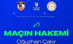 Gaziantep FK – Çaykur Rizespor maçının hakemi belli oldu!