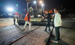 Ahmet Kaya’dan Değirmendere Kavşağında Gece Mesaisi!