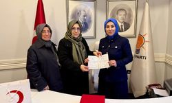 AK Parti Kadın Kolları’ndan Gazze İçin Anlamlı Destek