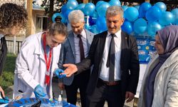 Mavi balonlar gökyüzünde: Maçka’da diyabet farkındalığı