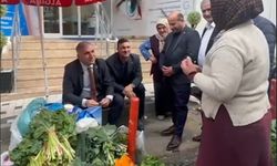 Haluk Batmaz’dan Salı Pazarı çıkarması: Esnafa sıcak çorba ikramı