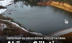 Ordu’da Akören Göleti Tam Kapasiteye Ulaştı