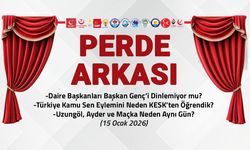 Daire Başkanları Başkan Genç'i Dinlemiyor mu? - 15 Ocak 2026 Perde Arkası...