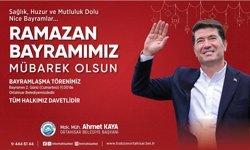 ORTAHİSAR BELEDİYESİ RAMAZAN BAYRAMI TEBRİĞİ