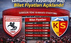 Samsunspor - Kayserispor maçının bilet fiyatları açıklandı!