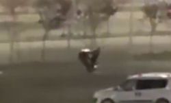 O Anlar Böyle Görüntülenmişti! Sürücü Şokta !