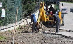 Giresun’da 4 mahallede yol ve kaldırım yenileme başladı
