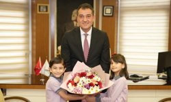 Giresun'da Minik Başkanlar Belediye Koltuğuna Oturdu!