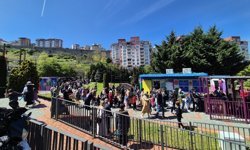 Trabzon' da Macera Parkı'nda 23 Nisan Coşkusu