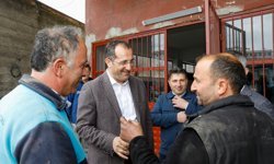 Trabzon Akçaabat'ta Başkan Ekim Sanayi Esnafıyla Buluştu