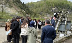 Trabzon’da Öğrenciler Atık Su Arıtma Tesisi’nde