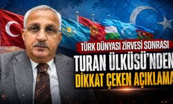Türk Dünyası Zirvesi Sonrası Turan Ülküsü’nden Dikkat Çeken Açıklama