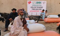 Trabzon Afganistan'a Umut Oldu! 50 Aileye Süt Keçileri Dağıtıldı