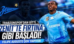 Trabzonspor'dan Gitti, Zenit'te Fırtına Gibi Başladı! Felipe Augusto Şov Yapıyor