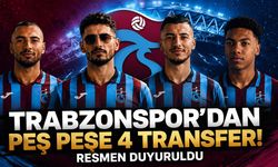 Trabzonspor'dan Peş Peşe 4 Transfer! Resmen Duyuruldu