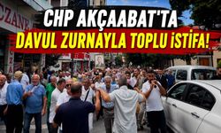 Trabzon'da CHP Akçaabat'ta Davul Zurnayla Toplu İstifa!
