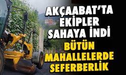 Akçaabat'ta Ekipler Sahaya İndi: Bütün Mahallelerde Seferberlik!
