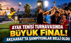 Ayak Tenisi Turnuvasında Büyük Final! Akçaabat'ta Şampiyonlar Belli Oldu