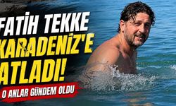 Fatih Tekke Karadeniz'e Atladı! O Anlar Gündem Oldu