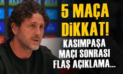 Fatih Tekke Kasımpaşa Maçı Sonrası Konuştu! "Beş Maça Dikkat"