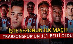 Trabzonspor'un  Kasımpaşa Maçı İlk 11'i Açıklandı!