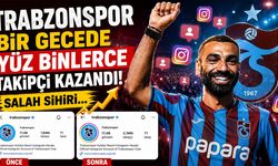 Trabzonspor Bir Gecede Yüz Binlerce Takipçi Kazandı! Salah Sihiri...