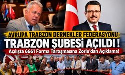 Trabzon’da Avrupa Trabzon Dernekler Federasyonu açıldı