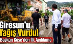 Giresun’u Yağış Vurdu! Başkan Köse’den İlk Açıklama
