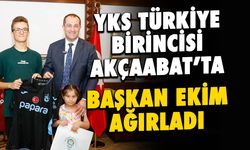 Başkan Ekim, YKS Türkiye Birincisi Abdullah Uslu’yu Ağırladı