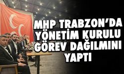 MHP Trabzon İl Yönetiminde Görev Dağılımı Belli Oldu