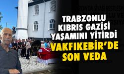 Kıbrıs Gazisi Adnan Koyun'a Trabzon'da hüzünlü veda